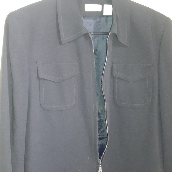 Vintage Ann Taylor front pocket jacket - Picture 3 of 3